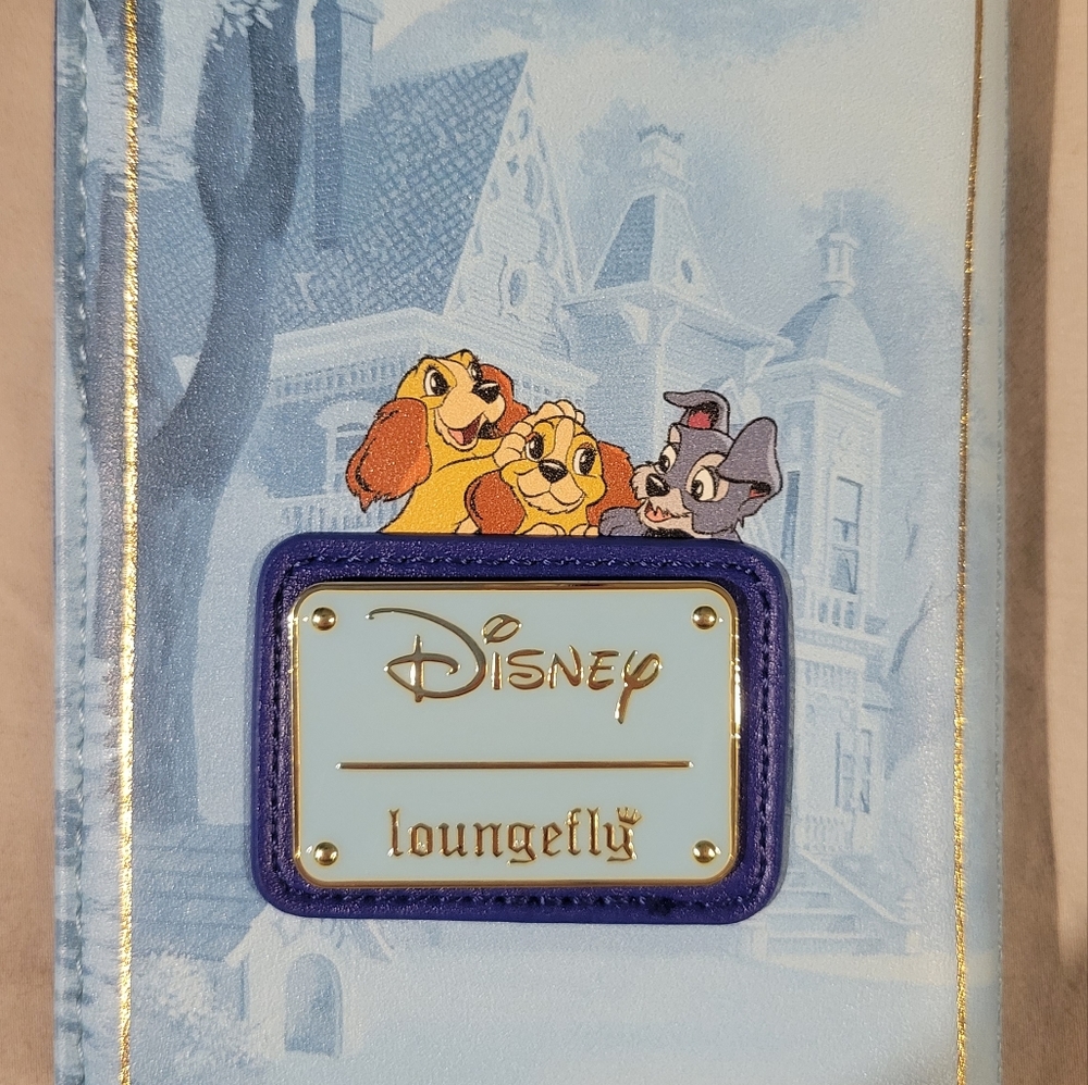 NWT Disney Loungefly Lady Tramp book purse wallet - Picture 4 of 14